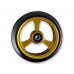 4 Inch Frogs Legs Aluminium Wheelchair Caster - Gold - DISCONTINUED